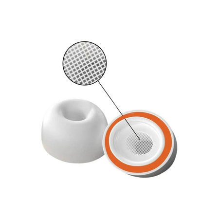 Ersatz-Silikon-Ohrtips für Apple AirPods 1, 2 Pro, M, Memory-Schaumstoff, Weiß