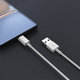 USB / USB-C Kabel Smart, 2.1A, 2m, Weiß, Devia