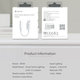Adapter Smart 3,5mm Jack / Lightning, Weiß, Devia