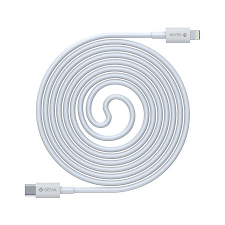 Lightning / USB-C Kabel Smart, PD 20W, 1m, Weiß, Devia