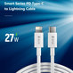 Lightning / USB-C Kabel Smart, PD 27W, 2m, Weiß, Devia