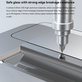 FullCover Panzerglas mit Applikator für iPhone 15 Pro Max, Devia