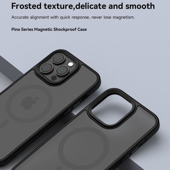 Hülle Pino mit MagSafe für iPhone 15 Plus, Schwarz, Devia