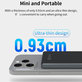 MagSafe Powerbank Extreme Speed Mini mit Display, PD 20W, 5000mAh, Space Grey, Devia