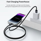 Lightning / USB Kabel Gracious, 2,4A, 2m, Schwarz, Devia