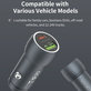Auto Ladegerät Extreme Speed USB-C + USB-A, PD 30W, QC 3.0 18W, Grau, Devia