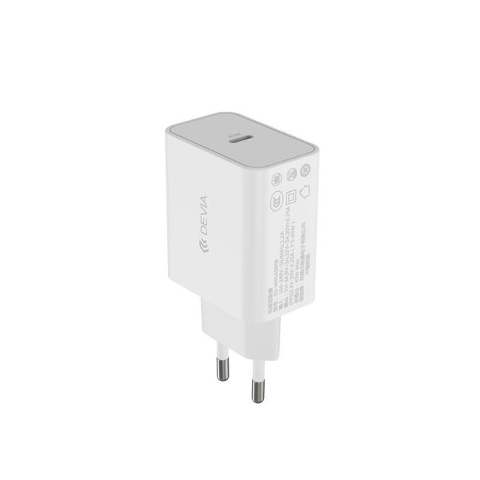 Ladeadapter Rocket USB-C, PD 45W, Weiß, Devia
