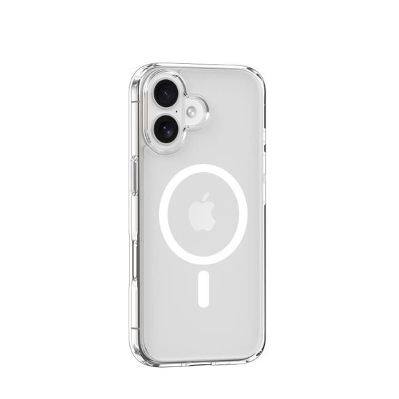 Hülle Clear mit MagSafe für iPhone 16, Transparent, Devia
