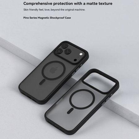 Hülle Pino mit MagSafe für iPhone 17, Schwarz, Devia