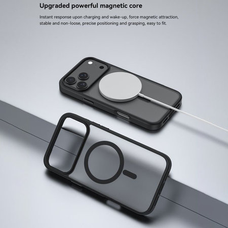 Hülle Pino mit MagSafe für iPhone 17, Schwarz, Devia