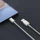 USB / USB-C Kabel Smart, 2.1A, 1m, Weiß, Devia