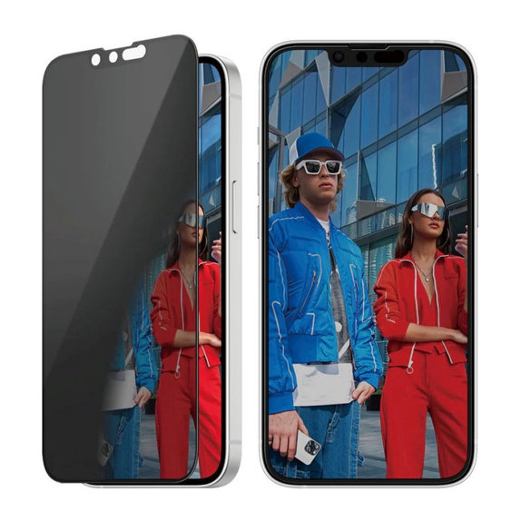 Schutzglas UWF Privacy für iPhone 17e/16e/14/13/13 Pro, Schwarz, PanzerGlass