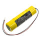 Batterie für Jablotron JA80A, 12000mAh, Li-MnO2, 6V, 2CR34615, HQ