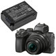 Akku batterie für Nikon Z50, Z50 ZFC, Z30, Z FC, 1280mAh, Li-Ion, 7.6V, EN-EL25, HQ
