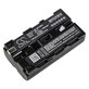 Akku batterie für Line 6 James Tyler Variax, Line 6 JTV Guitar, 2600mAh, Li-Ion, 7.4V, BA12, HQ