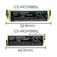 Akku batterie für Moser Easy Style 1881, 2000mAh, Ni-MH, 1.2V, 1852-7531, HQ