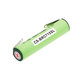 Akku batterie für Philips Norelco QC5055, Braun FreeControl 1715, 700mAh, Ni-MH, 1.2V, 4HGAE-LFU, HQ