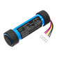 Batterie für Sony SRS-XB21, 3000mAh, Li-Ion, 3.78V, ST-05, HQ