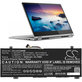 Akku batterie für Lenovo Ideapad C340, Ideapad Flex, 2850mAh, Li-Pol, 15.36V, L18C4PF3, HQ