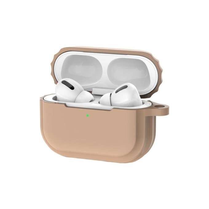 Silikonhülle für AirPods 1 und 2, Sand Beige