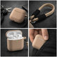 Silikonhülle für AirPods 1 und 2, Sand Beige