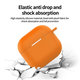 Silikonhülle für AirPods 4, Orange