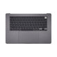 Oberer Tastaturrahmen für MacBook Air 15", A3114 (2023), mit US-Tastatur und Akku, Space Gray, 661-34895, Genuine Apple