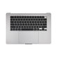 Oberer Tastaturrahmen für MacBook Air 15", A3114 (2024), mit US-Tastatur und Akku, Space Gray, 661-40266, Genuine Apple