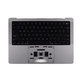 Oberer Tastaturrahmen für MacBook Pro 14", A3112 (2024), mit US-Tastatur und Akku, Space Black, 661-42518, Genuine Apple