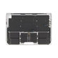 Oberer Tastaturrahmen für MacBook Pro 14", A3185 (2024), mit US-Tastatur und Akku, Silver, 661-50211, Genuine Apple