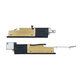 Lautsprecher (Links und Rechts) für MacBook Air 13", A3113 (2024), mit Antenne, 923-10350, Genuine Apple