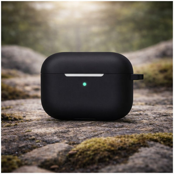 Silikonhülle für AirPods Pro, Schwarz