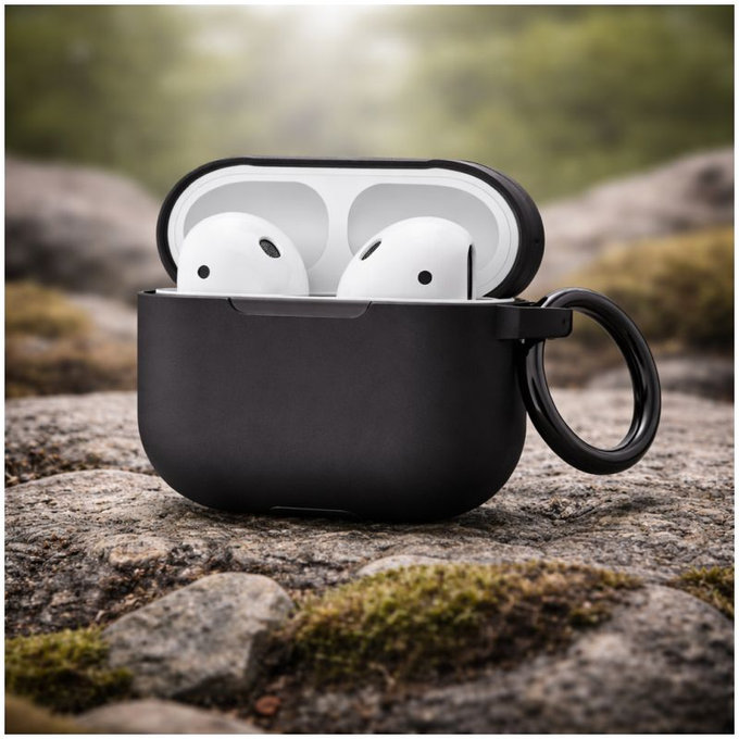 Silikonhülle für AirPods 3, Schwarz