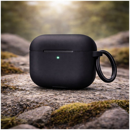 Silikonhülle für AirPods 4, Schwarz