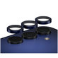 Kameralinsenschutz Hoops für Samsung A15/A15 5G, Blau/Schwarz, PanzerGlass