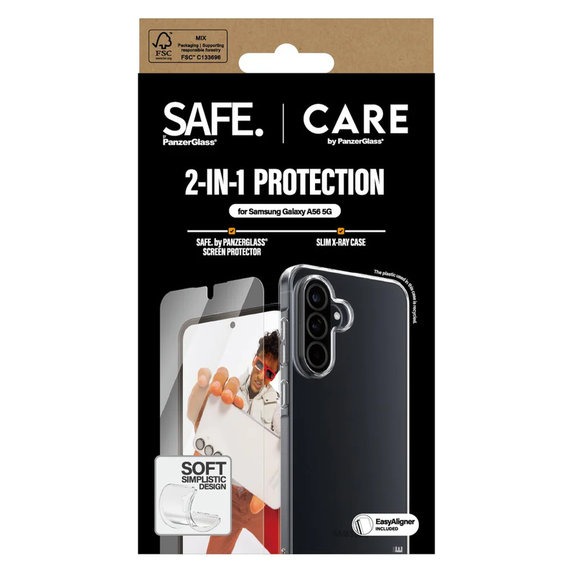 Bundle 2-in-1 mit Applikator für Samsung Galaxy A56 5G, PanzerGlass