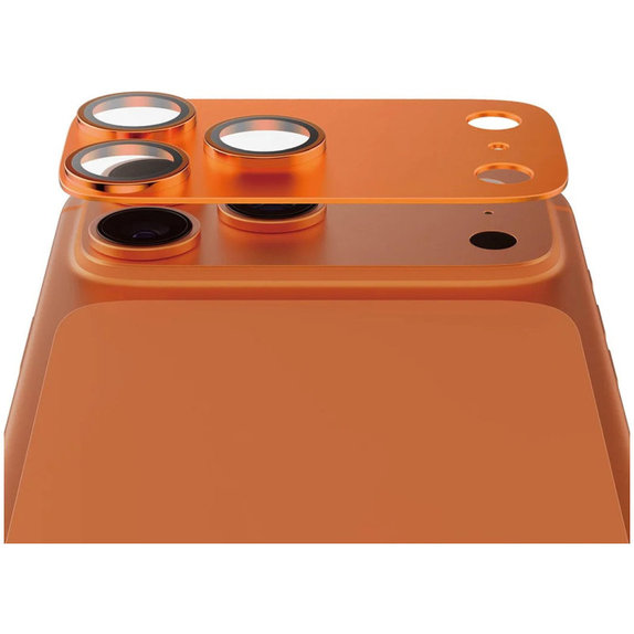 Fender Kameraobjektivschutz für iPhone 17 Pro, Orange, PanzerGlass
