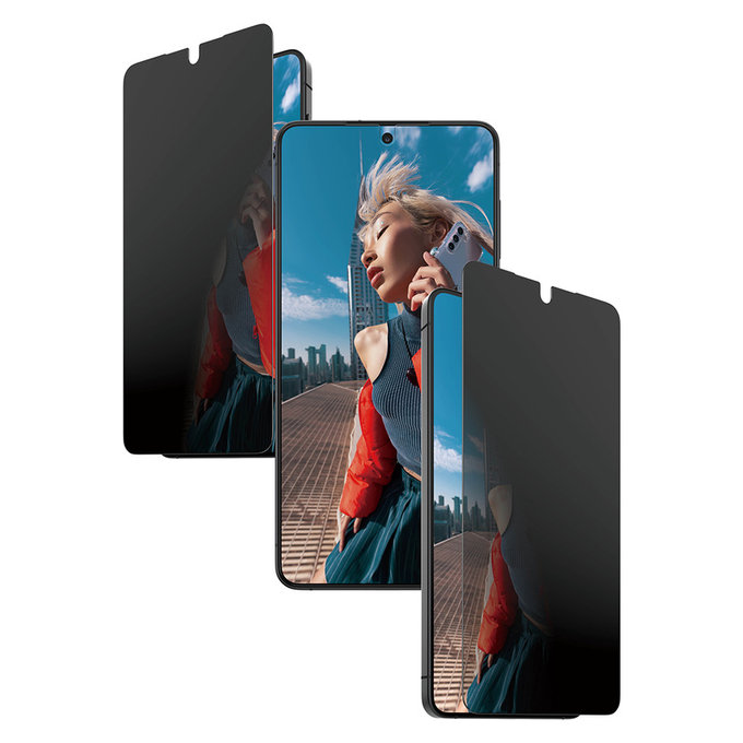 Panzerglas UWF 2-Way Privacy mit Applikator für Samsung Galaxy S26+, Klar, PanzerGlass