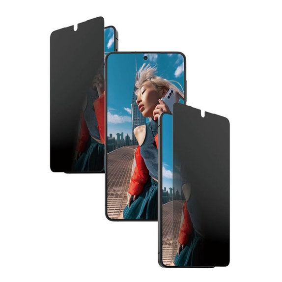 PanzerGlass - UWF 2-Way Privacy Panzerglas mit FASTFIT In-A-Box für Samsung Galaxy S26+, klar