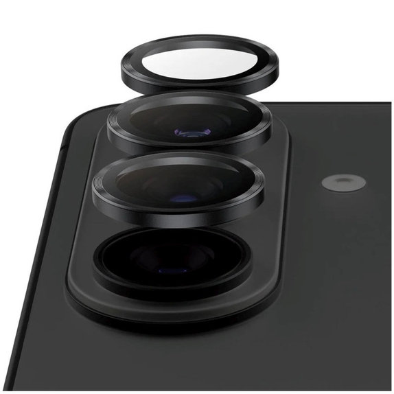 Hoops Ceramic II Kameraobjektivschutz für Samsung S26/S26+, Schwarz, PanzerGlass