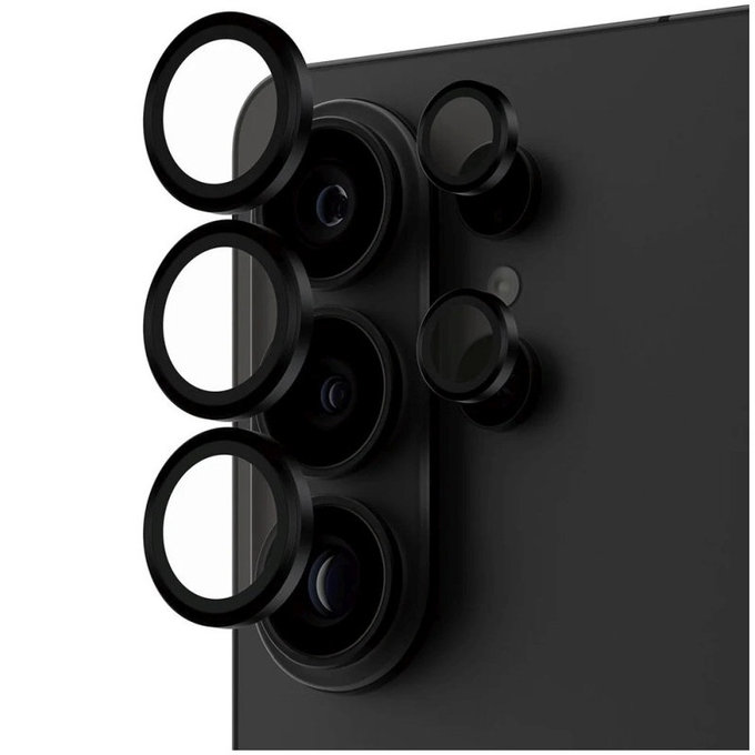 Hoops Kameraobjektivschutz für Samsung S26 Ultra, Schwarz, PanzerGlass