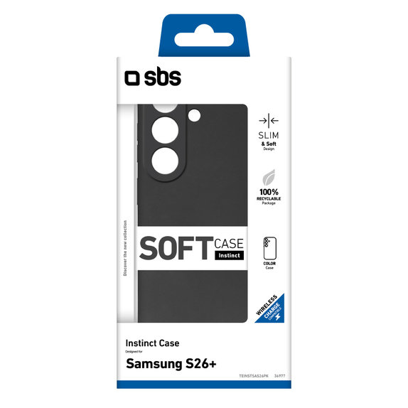 SBS - Hülle Instinct Für Samsung Galaxy S26+, schwarz