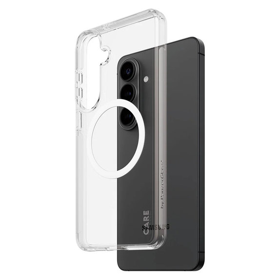 Hülle Urban Explorer mit weißem QI für Samsung Galaxy S26+, Transparent, PanzerGlass