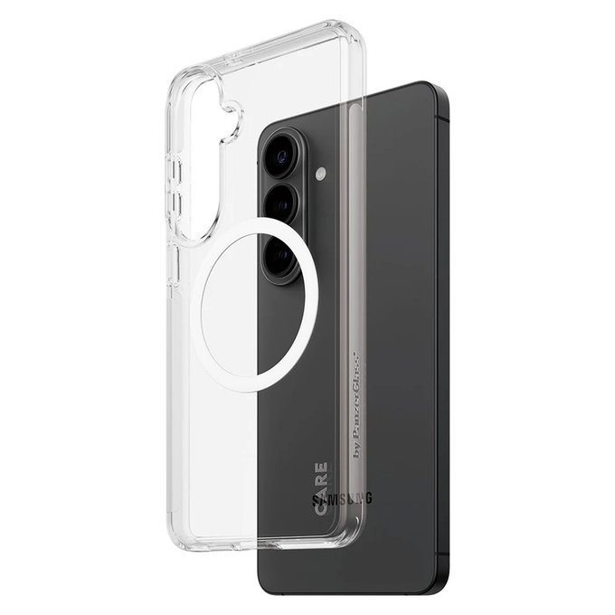 Hülle Urban Explorer mit weißem QI für Samsung Galaxy S26+, Transparent, PanzerGlass