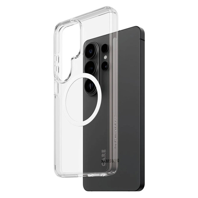 Hülle Urban Explorer mit weißem QI für Samsung Galaxy S26 Ultra, Transparent, PanzerGlass