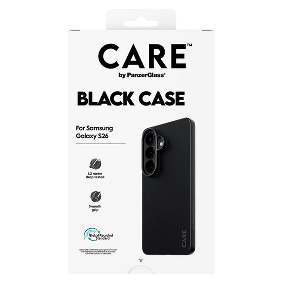 Hülle TPU für Samsung Galaxy S26, Schwarz, PanzerGlass