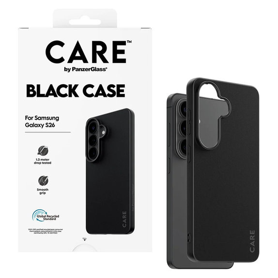 Hülle TPU für Samsung Galaxy S26, Schwarz, PanzerGlass