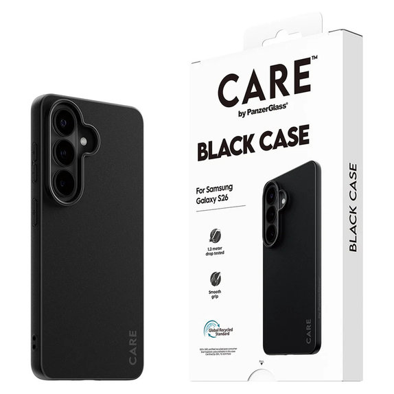 Hülle TPU für Samsung Galaxy S26, Schwarz, PanzerGlass