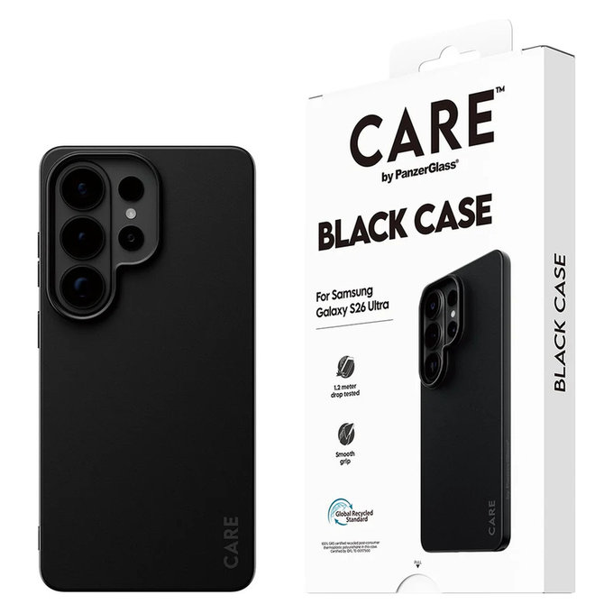 Hülle TPU für Samsung Galaxy S26 Ultra, Schwarz, PanzerGlass