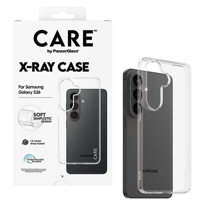 Hülle X-Ray für Samsung Galaxy S26, Transparent, PanzerGlass